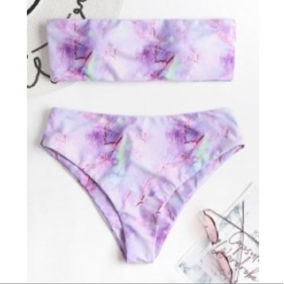 zaful purple bikini